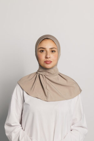 Warm Taupe Instant Hijab